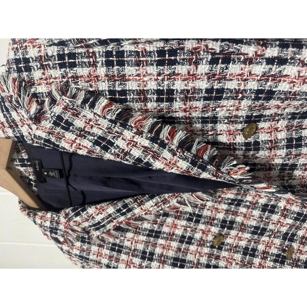 AQUA Women's Tweed Blazer Jacket, Size Small - Picture 5 of 5